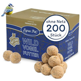 Produktbild von Lyra Pet® Meisenknödel Basic ohne Netz - 200 x 90 g