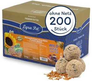 Produktbild von Lyra Pet Meisenknödel Protein Boost ohne Netz - 200 x 90 g