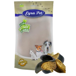 Produktbild von Lyra Pet Rinderhufe gefüllt mit Pansen und Leber - 15 x 120 g