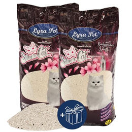 Produktbild von Lyra Pet® SilverCat® Katzenstreu mit Aktivkohle - 2 x 15 l