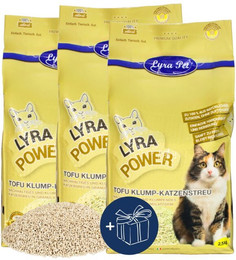 Produktbild von Lyra Pet Tofu Katzenstreu parfümfrei klumpend - 7,5 kg