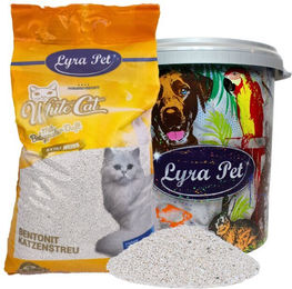 Lyra Pet® White Cat® Bentonit Katzenstreu mit Babypuderduft - 15 l – Bild 1 von 8