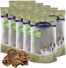 Produktbild von Lyra Pet Wraps aus Rinderlunge und Strossen - 10 kg