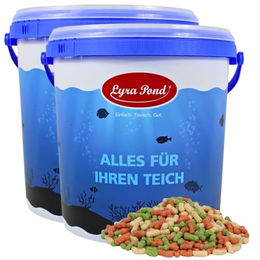 Produktbild von Lyra Pond® Pond Colour Sticks Mix Teichfutter - 2 x 10 l