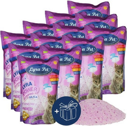 Produktbild von Lyra Power Clumping Silica Silikat Katzenstreu - 12 x 5 l