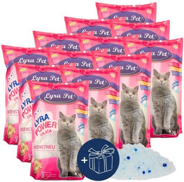 Produktbild von Lyra Power Silica Silikat Katzenstreu - 12 x 5 l
