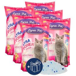 Produktbild von Lyra Power Silica Silikat Katzenstreu - 6 x 5 l