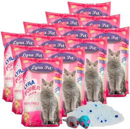 Produktbild von Lyra Power Silica Silikat Katzenstreu - 12 x 5 l