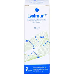 Produktbild von LYSIMUN Ergänzungsfutterm.Lsg.f.Katzen 30 ml