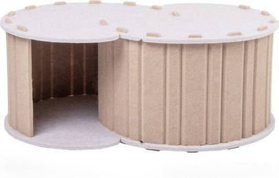 Lyveo Katzenhaus Katzenhöhle 58x40x24cm Katzentunnel Katzenbett Katzen Versteck, faltbar Katzenröhre Katzenzelt – Bild 1 von 5