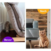 Produktbild von LA CUTE Möbel-Kratzschutz Set für Katzen und Hunde mit transparenten Kratzschutz Folien und Nägeln