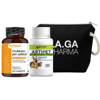 Produktbild von LA.GA Haustier Wellness Bundle mit Probiotika und ArtiPet für Gelenke und Magen-Darm zur Unterstützung der Verdauung für alle Altersstufen und Größen