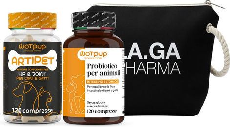 LA.GA Hund und Katze Bundle mit Probiotika für die Darmflora und ArtiPet Gelenk-Supplement für alle Altersstufen – Bild 1 von 3
