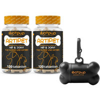 Produktbild von LA.GA Sparset ArtiPet Gelenk-Supplement für Hund und Katze inklusive Kotbeutelspender