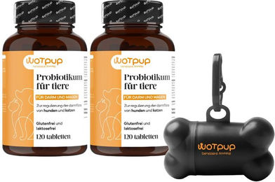 LA.GA Sparset Probiotika für Hund und Katze mit Kotbeutelspender glutenfrei und laktosefrei – Bild 1 von 3
