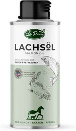 La Pura Lachsöl mit Omega-3 zur Unterstützung von Haut, Fell und Immunsystem für alle Hunde und Katzen 250 ml – Bild 1 von 2