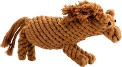 Produktbild von Laboni Kauspielzeug Pferd aus Baumwolle Braun 21 cm für Hunde