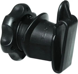 Lacme IRUBLOC Schraubisolator Band für Rundpfähle aus Kunststoff Schwarz 25 Stück – Bild 1 von 5