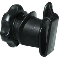 Produktbild von Lacme IRUBLOC Schraubisolator Band für Rundpfähle aus Kunststoff Schwarz 25 Stück