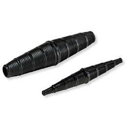 Produktbild von Laguna Schlauchadapter aus Kunststoff Schwarz 1/4" - 3/4"