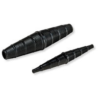 Produktbild von Laguna Schlauchadapter aus Kunststoff Schwarz 1/4" - 3/4"