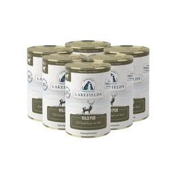 Lakefields Ergänzungsfutter Wild PUR für Hunde Adult Hirsch Monoprotein getreidefrei hypoallergen 6 x 400g – Bild 1 von 5