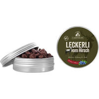 Produktbild von Lakefields Hund Leckerli Trockenfleisch Hirsch getreidefrei monoprotein hypoallergen 1000g