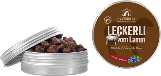 Lakefields Hund Leckerli Trockenfleisch vom Weidelamm Monoprotein getreidefrei hypoallergen 1000g – Bild 1 von 1