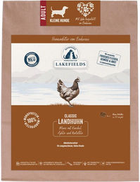 LAKEFIELDS Hundefutter Landhuhn mit Fenchel, Äpfeln und Kartoffeln für kleine Hunde, getreidefrei und hypoallergen, 1000g – Bild 1 von 1