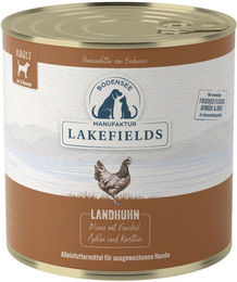 Lakefields Hundefutter Landhuhn mit Fenchel, Äpfeln und Kartoffeln Monoprotein Sensitive Dose 4,8 kg – Bild 1 von 1
