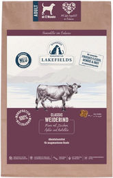 Lakefields Hundefutter Weiderind mit Zucchini, Äpfeln und Karotten getreidefrei und hypoallergen 2500g – Bild 1 von 1