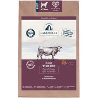 Produktbild von Lakefields Hundefutter Weiderind mit Zucchini, Äpfeln und Karotten getreidefrei und hypoallergen 2500g