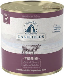 Lakefields Hundefutter Weiderind mit Zucchini, Äpfeln und Karotten Monoprotein 2400g – Bild 1 von 1
