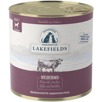 Produktbild von Lakefields Hundefutter Weiderind mit Zucchini, Äpfeln und Karotten Monoprotein 2400g