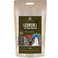 Produktbild von Lakefields Hundeleckerli Trockenfleisch Hirsch monoprotein getreidefrei hypoallergen 150g