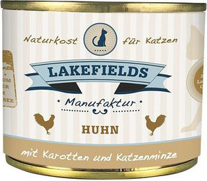 Lakefields Katzenfutter Huhn mit Karotten und Katzenminze Monoprotein Sensitive 1200g – Bild 1 von 1