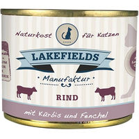 Produktbild von Lakefields Katzenfutter Rind Monoprotein Sensitive Laktosefrei 1200g