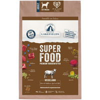 Produktbild von LAKEFIELDS Superfood Premium Hundefutter Lamm Getreidefrei Sensitive Kroketten 2500g