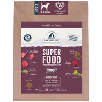 Produktbild von LAKEFIELDS Superfood Premium Hundefutter Weiderind Komplettmenü für Adult mit hohem Fleischanteil und Monoprotein 1000g