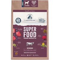 Produktbild von LAKEFIELDS Superfood Premium Hundefutter Weiderind Komplettmenü für Adult mit hohem Fleischanteil und Monoprotein 2,5 kg