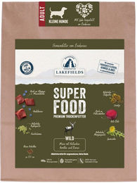LAKEFIELDS Superfood Premium Hundefutter Wild Komplettmenü Kroketten für kleine Hunde mit hohem Fleischanteil 1000g – Bild 1 von 1