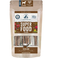 Produktbild von LAKEFIELDS Superfood Premium Sticks Lamm Trockenfleisch mit hohem Fleischanteil für Hunde aller Altersstufen 130g