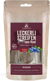 Lakefields Trockenfleischstreifen Rind Monoprotein getreidefrei hypoallergen 150g – Bild 1 von 1