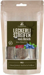 Lakefields Trockenfleischstreifen Wild Hirsch Monoprotein getreidefrei 150g – Bild 1 von 1