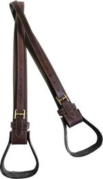 Produktbild von Lakota Australische Western-Riemen Fender aus Leder in Braun