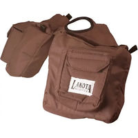 Produktbild von Lakota Deluxe Vorderer Sattelrucksack aus gepolstertem Nylon für Pferde in Braun