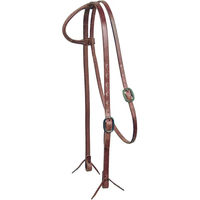 Produktbild von Lakota Ear Plus Pro Öffnungs-Zügel für einohrige Pferde aus Leder in Braun