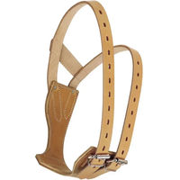 Produktbild von Lakota Fliegenhalsband für Pferde aus Leder in Braun und Beige