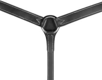 Produktbild von Lakota Jagdhalsband aus Leder für Pferde in Schwarz
