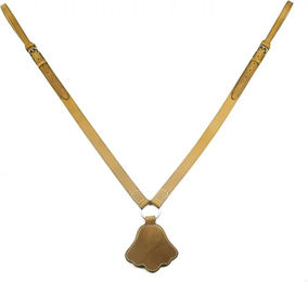 Produktbild von Lakota Jagdhalsband für Pferde aus Leder in Beige und Braun